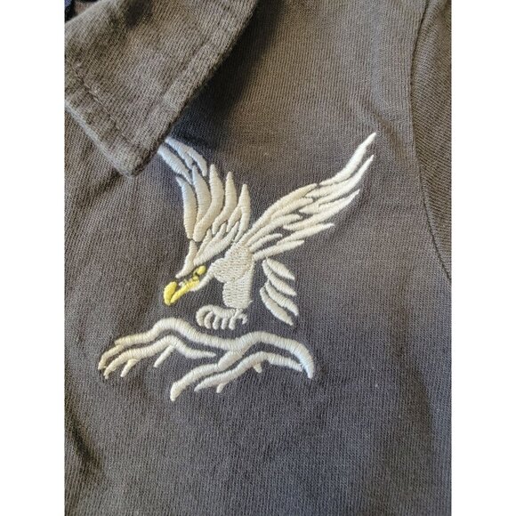Vintage Gold Rush Outfitters Baby Polo Shirt Embroidered Eagle Design 100% Cotto - Picture 7 of 9